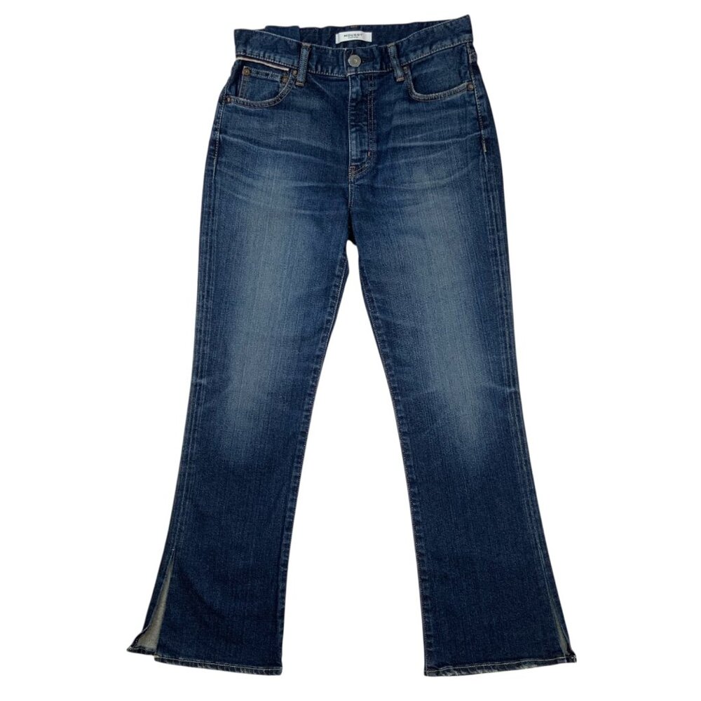 Moussy Glendora Flare Jeans 26 Split Cuff High Rise